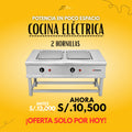 Cocina Eléctrica Industrial 2 Hornillas