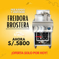 Freidora Brostera a Gas