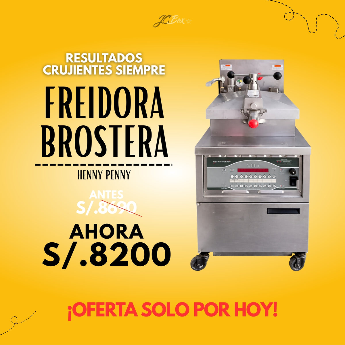 Freidora Brostera a Gas